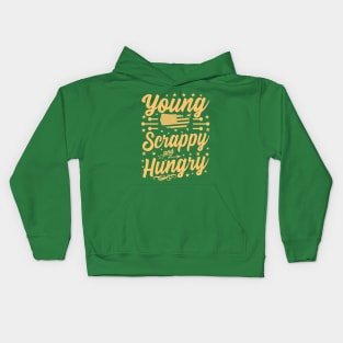 Young Scrappy and Hungry USA Patriotic Kids Hoodie